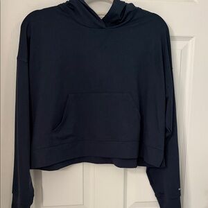 Fabletics Midnight Blue Cropped Hoodie